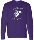 Festival Purple Unisex Long Sleeve Tee