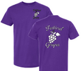 Unisex Festival of Grapes Purple Tee Double Sided