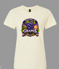 Ladies Off White/ Natural Tee w/juice bottle image